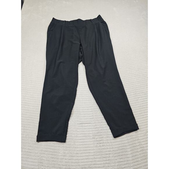 Torrid Pants Womens 1 Black Pull On Dress Pants Pleated Front - Picture 1 of 8
